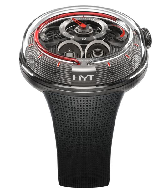 Swiss luxury 2019 HYT H1.0 Red H02022 Replica watch